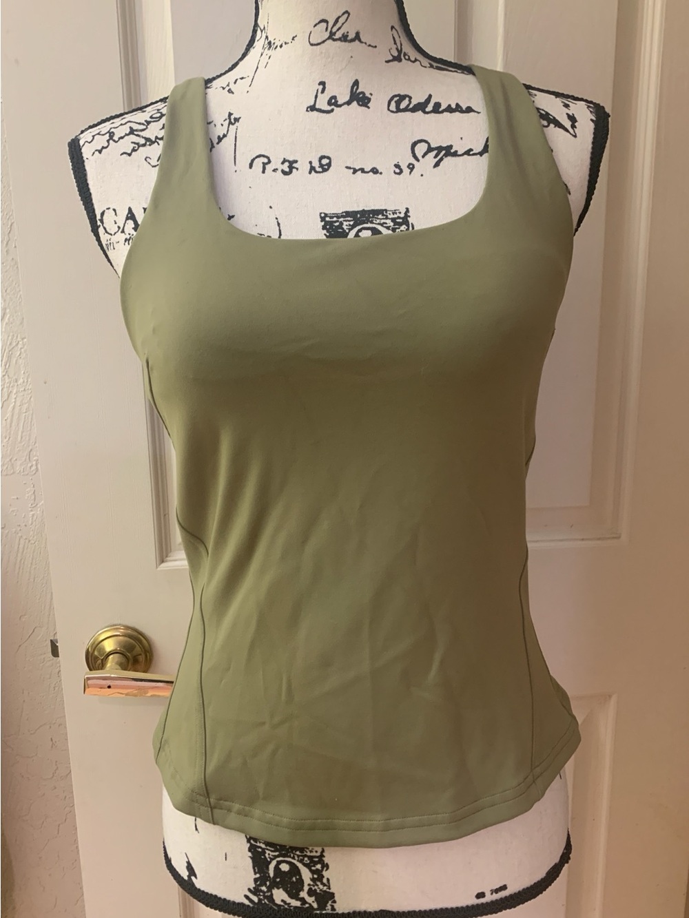 Lululemon athletica Sage Green In Still Yoga Tank